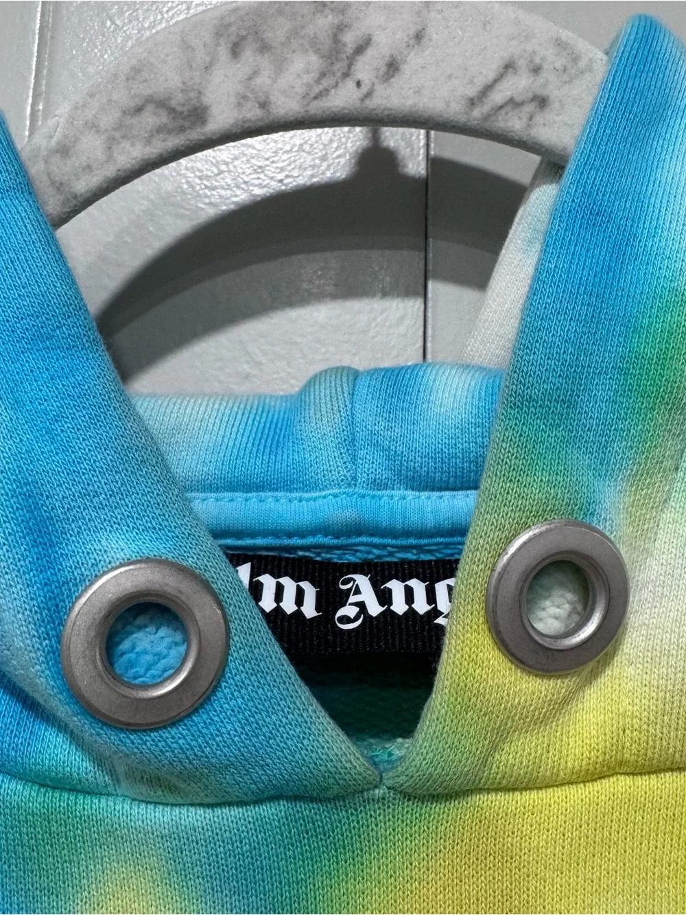 Palm Angels Multicolor Tie Dye Logo Hoodie Men’s XXL 2XL